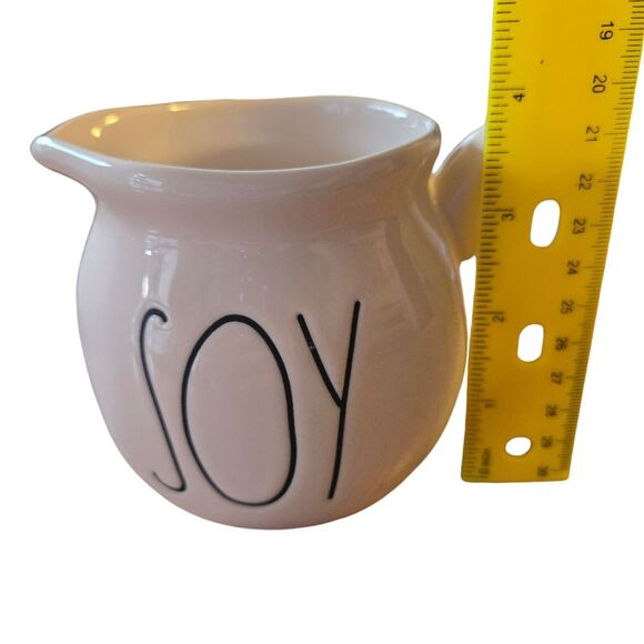 Rae Dunn By Magenta Ceramic Soy Sauce Pitcher W Handle Cream Milk Syrup Pourer - Picture 5 of 7